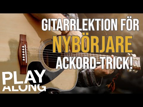 Gitarrlektion för nybörjare - Ackord-trick