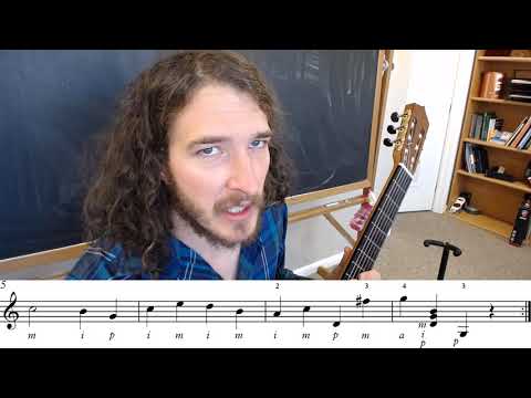 Beginner Classical Guitar Lesson - Fernando Sor Op  60 No. 1 - Music Theory Bonus Included!