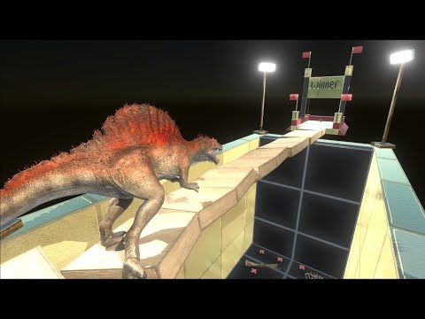 FALL BRIDGE CHALLENGE WITH ALL UNITS - ANIMAL REVOLT BATTLE SIMULATOR