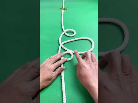 Turn Long Rope into Short in Seconds! | Rope Knot Trick You Must Know 🔥