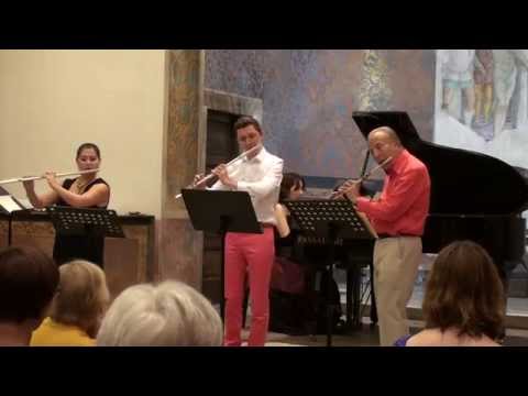 Brahms Waltzes Op 39, Nos 1, 3, 4 played by William Bennett, Denis Bouriakov