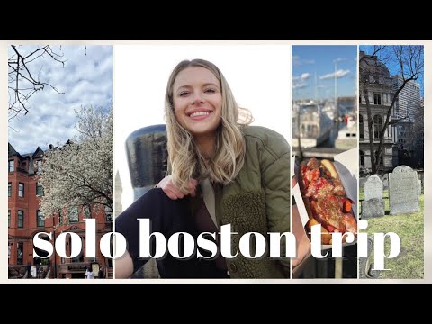 VLOG: A Solo Travel Trip to Boston! (First Trip Post-Divorce, Eating in Boston Gluten-Free)