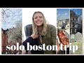 VLOG: A Solo Travel Trip to Boston! (First Trip Post-Divorce, Eating in Boston Gluten-Free)