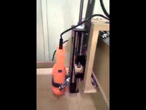 Homemade CNC Router from Fireball V90 parts