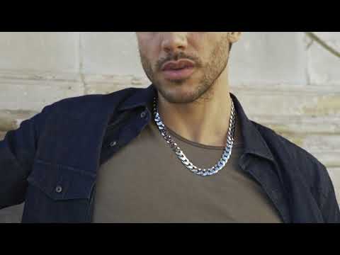 Miabella Solid Rhodium Plated 925 Sterling Silver Italian 12mm