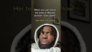 The misheard lyrics to Michael Jackson “Dirty Diana” #shorts