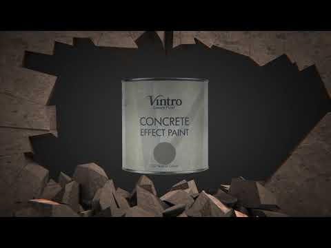 Vintro Luxury Paints Concrete effect Paint