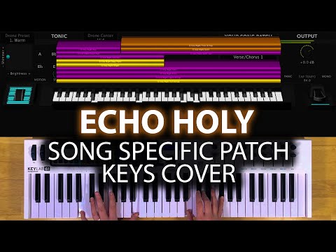 Echo Holy MainStage patch keyboard cover- Red Rocks Worship