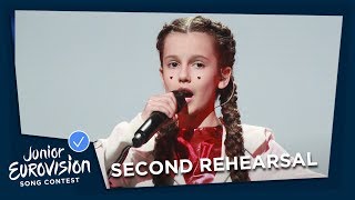 Darina Krasnovetska - Say Love - Second Rehearsal - Ukraine 🇺🇦 - Junior Eurovision 2018
