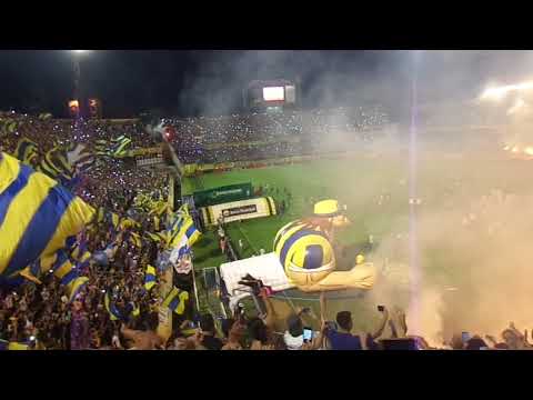 "Rosario Central - Los Guerreros - Salida Vs Boca 2017" Barra: Los Guerreros • Club: Rosario Central