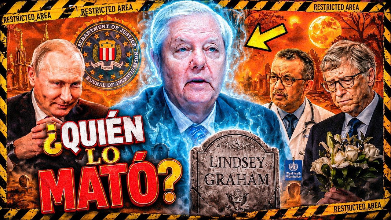 🔴 POLÉMICA MUNDIAL 💥 MISTERIOSA MUERTE del OSCURO SENADOR LINDSEY GRAHAM pone en JAQUE a TRUMP