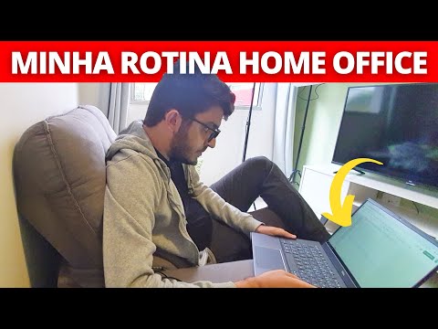 Um dia da minha rotina de home office