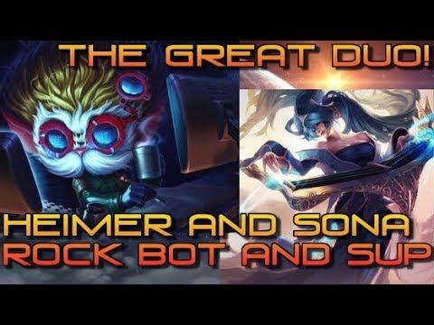 HEIMERDINGER BOTTOM and SONA SUPPORT ! ~ The Road from Blind to High Elo