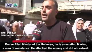 Father of terrorist on PA TV