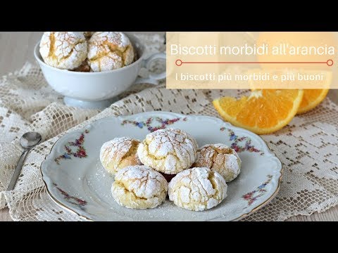 Biscotti morbidi all'arancia