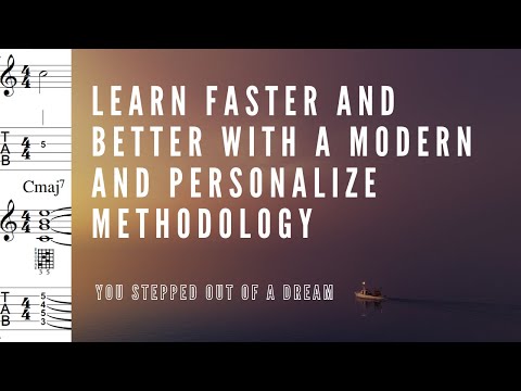 You Stepped Out Of A Dream - D | Backing Track & Guitar Tutorial | Melody & Chords with Tabs