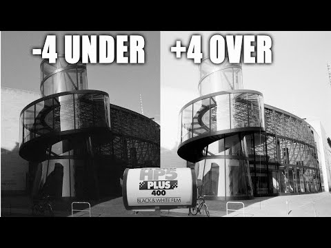 Ilford HP5+ 400 film over  and underexposure tested (& flickr images)