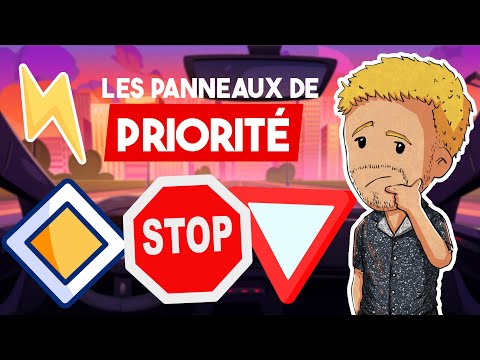 Les panneaux de priorité et d'intersection