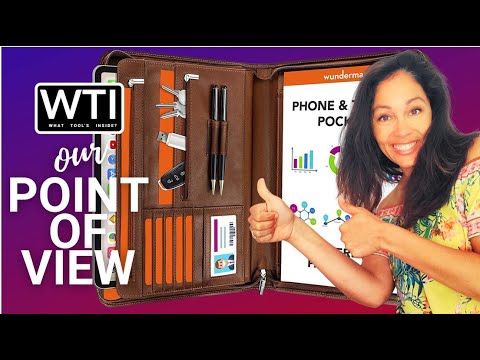 Wundermax Vegan Leather Portfolio - WTI product video review