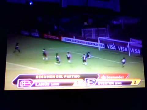 Lanus (ARG) 1 VS 2 Everton (CHI)