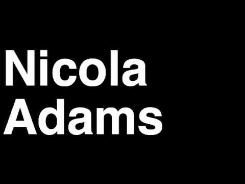 How to Pronounce Nicola Adams Great Britain Gold Medal Women's Boxing London 2012 Olympics Video