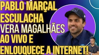 SHOW DE RISADAS: Pablo Marçal esculacha Vera Magalhães ao vivo e a internet enlouquece!