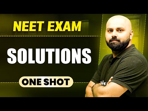 SOLUTIONS in 1 Shot || All Concepts & PYQs Covered || Prachand NEET