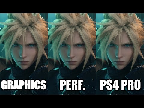 Final Fantasy 7 Remake: PS5 Graphics Mode vs Performance vs PS4 Pro - Comparison And Frame Rate Test