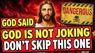 God Says :GOD IS NOT JOKING... | God Message Hub | God message now today