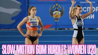     Russian U23 Women’s 60m Hurdles in Stunning Slow Motion | Volgograd 2026