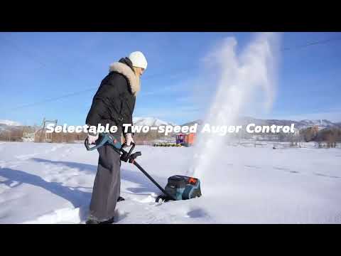 Rüsten Sie Ihre Winterausrüstung in dieser Weihnachtszeit mit der SENIX X6 60V Schneeschaufel auf ⚡