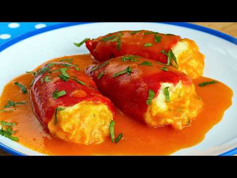 Pimientos Rellenos de Atún | Paso a Paso