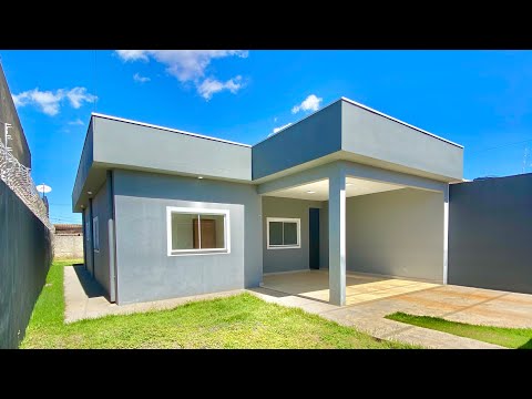 EM FORMOSA GOIAS, CASA COM 3 QUARTOS TELHADO PLATIBANDA