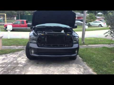 13-16 Dodge Ram 1500 TYC Projector Headlights vs OEM Mopar Headlights side by side comparison