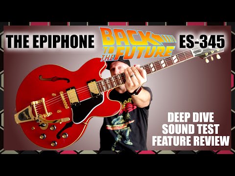 🎸 Epiphone “Back to the Future” ES-345 – Great Scott! A Guitar from Another Time!