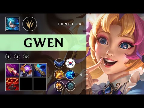 Gwen Jungle vs Jarvan IV - KR Diamond Patch 25.24