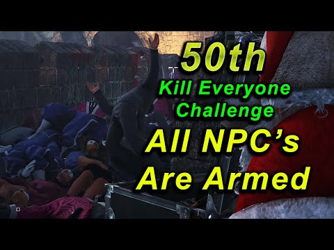 ALL NPC's HAVE GUNS in my 50th Kill Everyone Challenge - Hitman 3 (Isle of Sgáil, No HUD/Instinct)