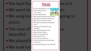 Download lagu essay on Picnic | A Picnic #essaywriting#essa#englishessay#youtubeshorts #shorts#easytolearn&write mp3 Download lagu essay on Picnic | A Picnic #essaywriting#essa#englishessay#youtubeshorts #shorts#easytolearn&write mp3
