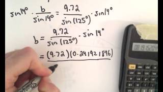 Law of Sines: A Quick Example