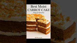 Download lagu Moist carrot cake with cream cheese frosting 🥕 Easy & tasty! #carrotcake #baking mp3