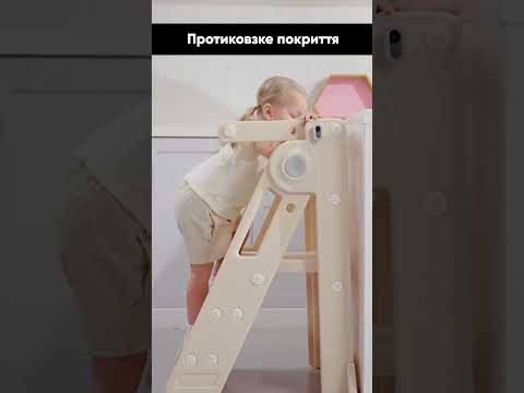 Стільчик-трансформер для годування, вежа Монтессорі, підставка-сходинка для дитини 3-в-1 Lumpurini Damiano - фото 2 - id-p2442829693