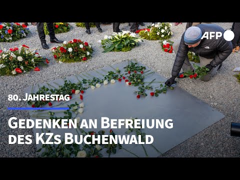 Gedenken an Befreiung des KZs Buchenwald vor 80 Jahren | AFP