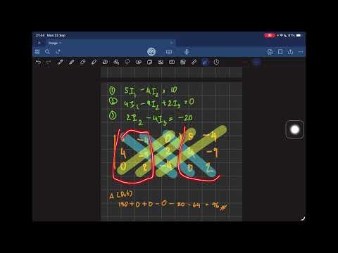 EL214 Mesh Current Analysis