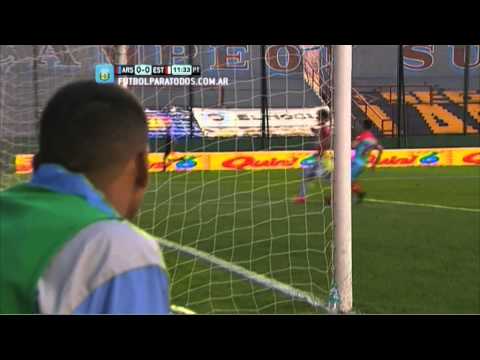 Ocasión Cerutti. Arsenal 0 - Estudiantes 0. Fecha 1. Torneo Primera División 2014. Fútbol Para...