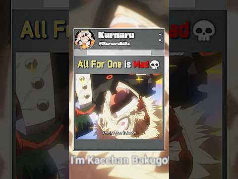 Bakugo vs All For One💥-My Hero Academia season 8 #myheroacademia  #myheroacademiaedit