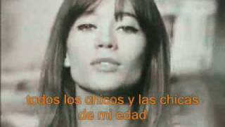 Tous les garçons et les filles - Françoise Hardy-subtítulos en español