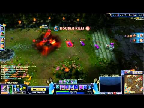 Nasus with 1200+ stacks ( Trick2g ) 3 Hits inhib