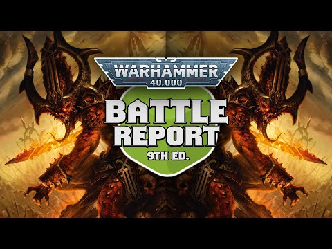NEW Nurgle vs Slaanesh Warhammer 40k 9th Edition Battle Report Ep 226