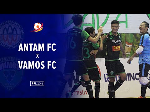 Highlight : Antam FC Jakarta Vs Vamos FC Mataram (6 -12) : Pro Futsal League 2016