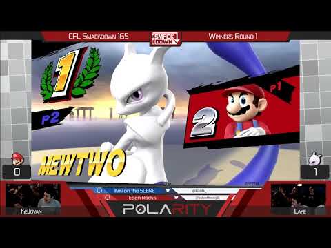 CFL Smackdown 165 WiiU - KeJovan (Diddy Kong) vs Lake (Mewtwo) - Winners R1